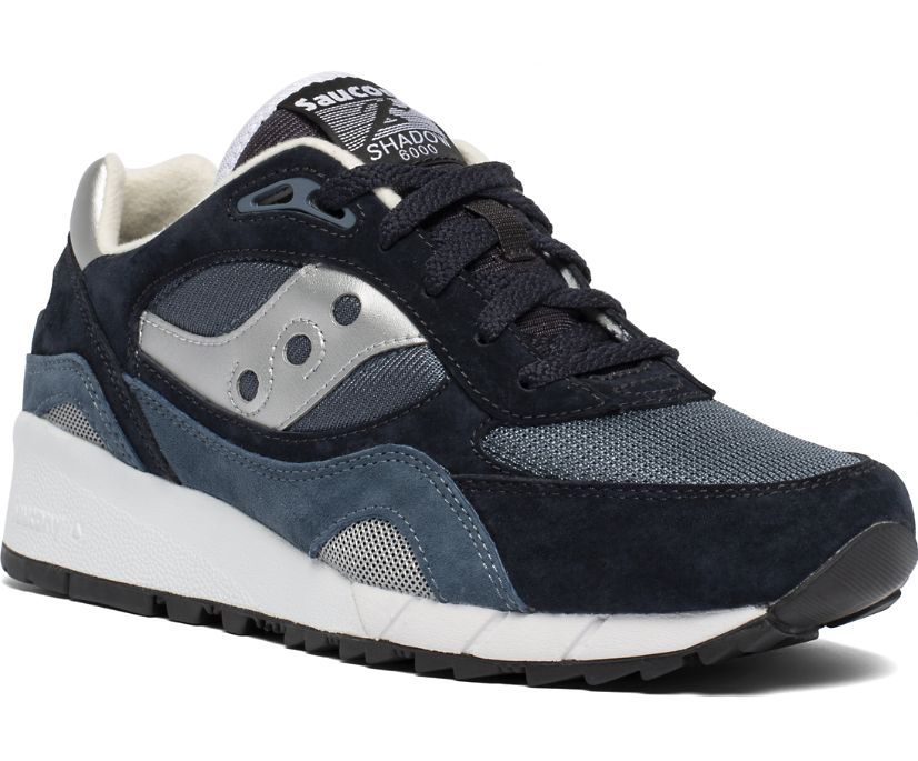 Saucony Shadow 6000 Women's Originals Navy / Silver | Canada 070KORI